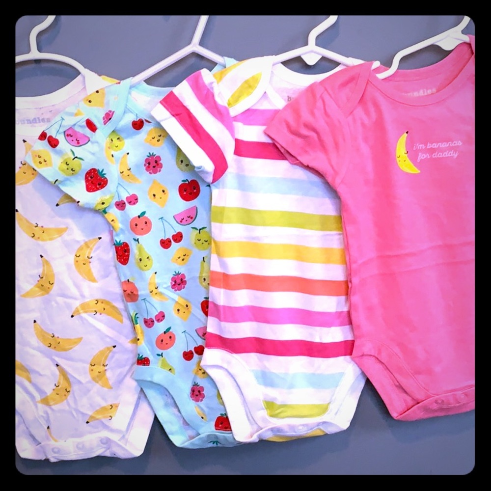 NWT, Bundle of 4 onesies